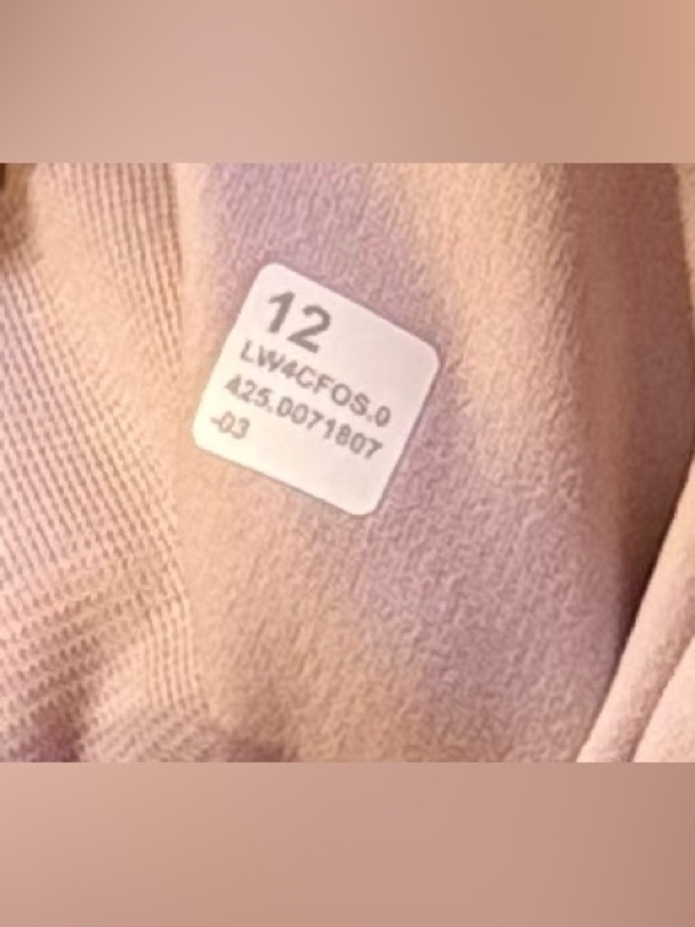 Lululemon Define Jacket Coat Nulu Porcelain Pink POIK Size 12 NWT - Picture 12 of 14